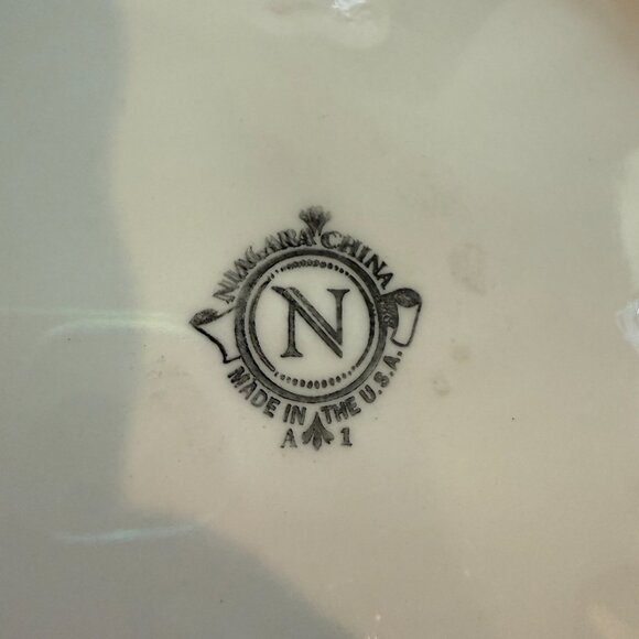 WEST ELM Modern Dinner Plate Set – Black & White Mix Patterned Plates (Set of 4) - Picture 2 of 6